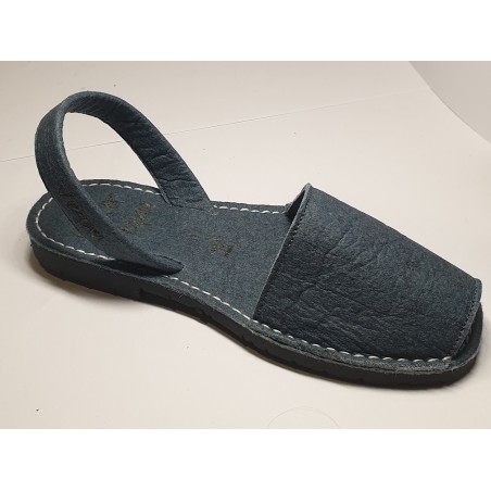 MENORQUINA PIÑATEX  AZUL INDIGO UNISEX, SUELA TR NEGRA