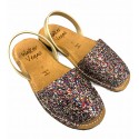 AVARCA VEGANA ANATÓMICA MUJER GLITTER MULTICOLOR