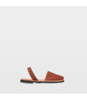 Menorquina vegana Piñatex canela